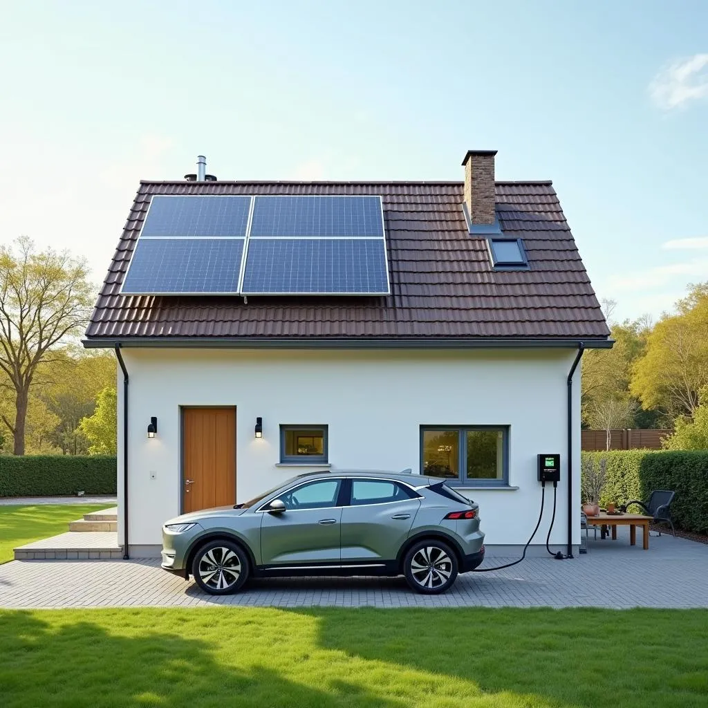 Zappi Wallbox Solaranlage Haus