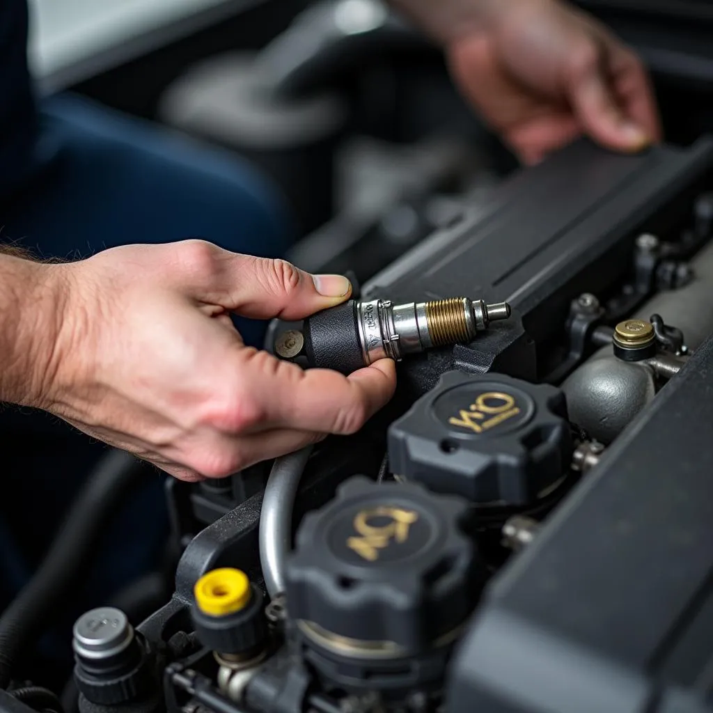 Zündkerzen im Subaru Boxermotor