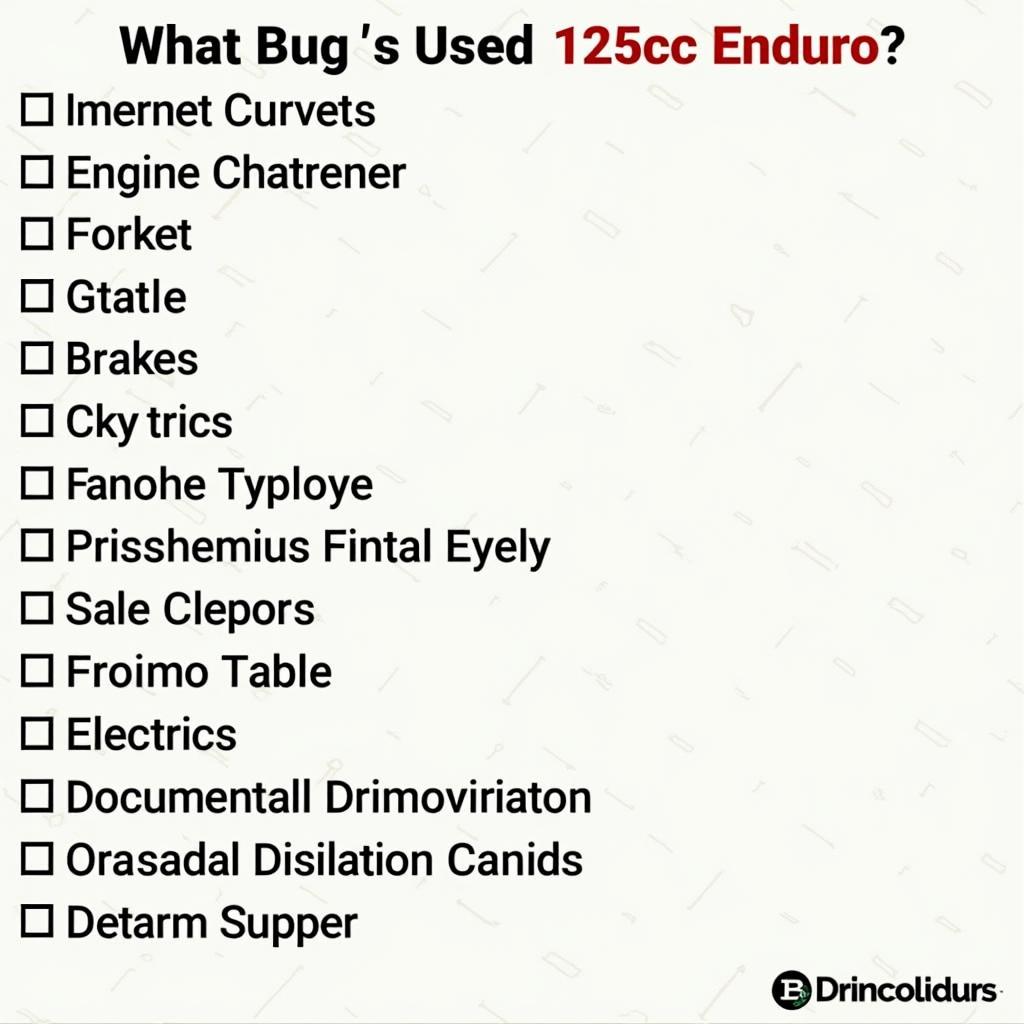 Checkliste für den Kauf einer gebrauchten 125er Enduro