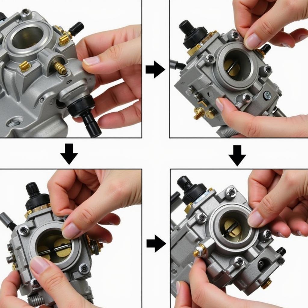 Fehlersuche am Vergaser eines 2 Takt Rollers