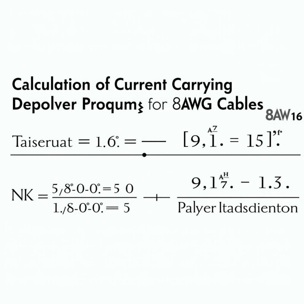 Berechnung der Strombelastbarkeit von 8AWG Kabeln