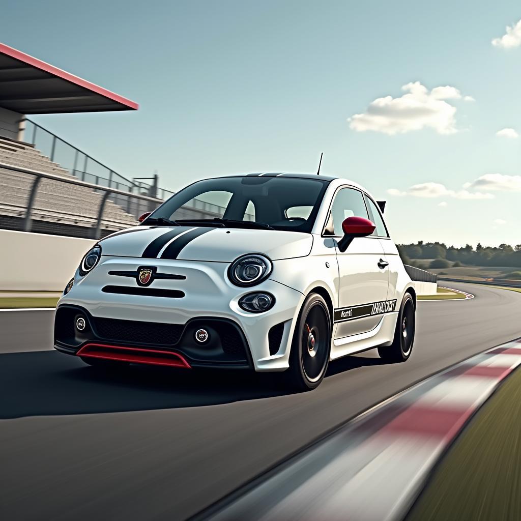 Abarth 595 Competizione auf der Rennstrecke