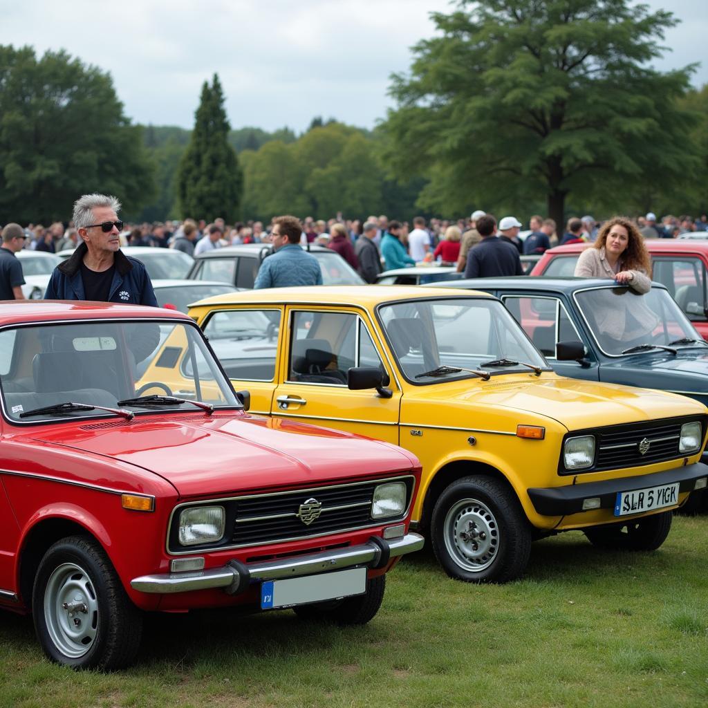 Community Treffen alter Lada