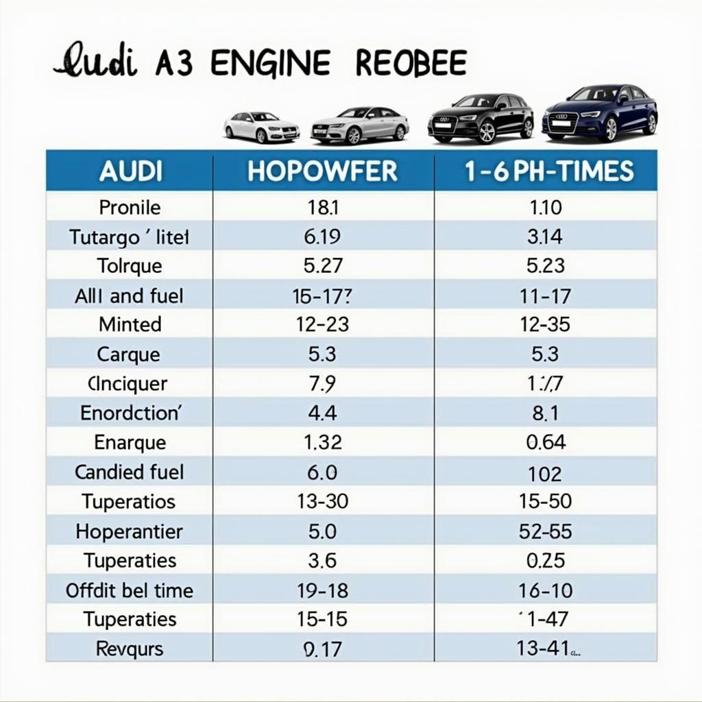 Audi A3 Motor Leistungsvergleich