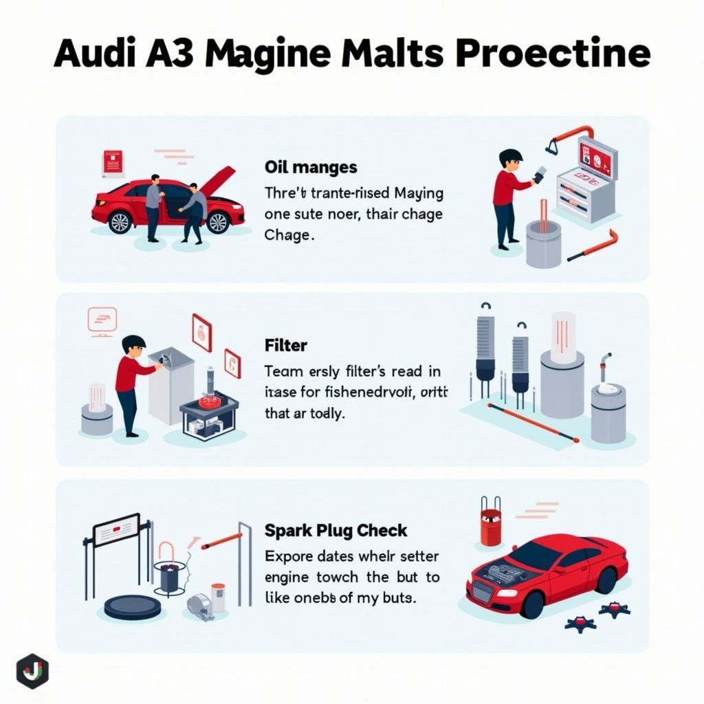 Audi A3 Motor Wartung