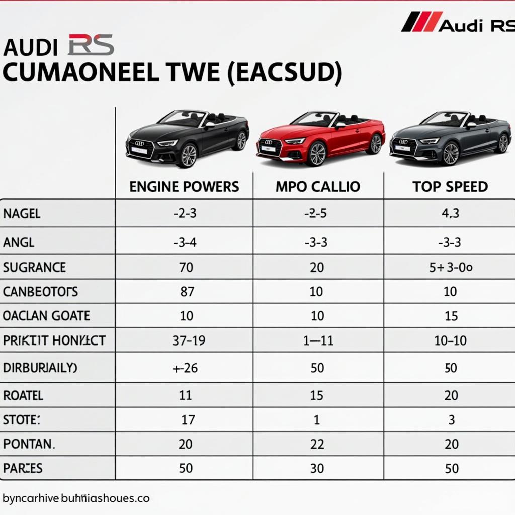 Audi RS Modelle Vergleich