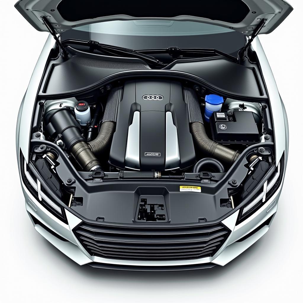 Motor und Technik des Audi TTS Coupé