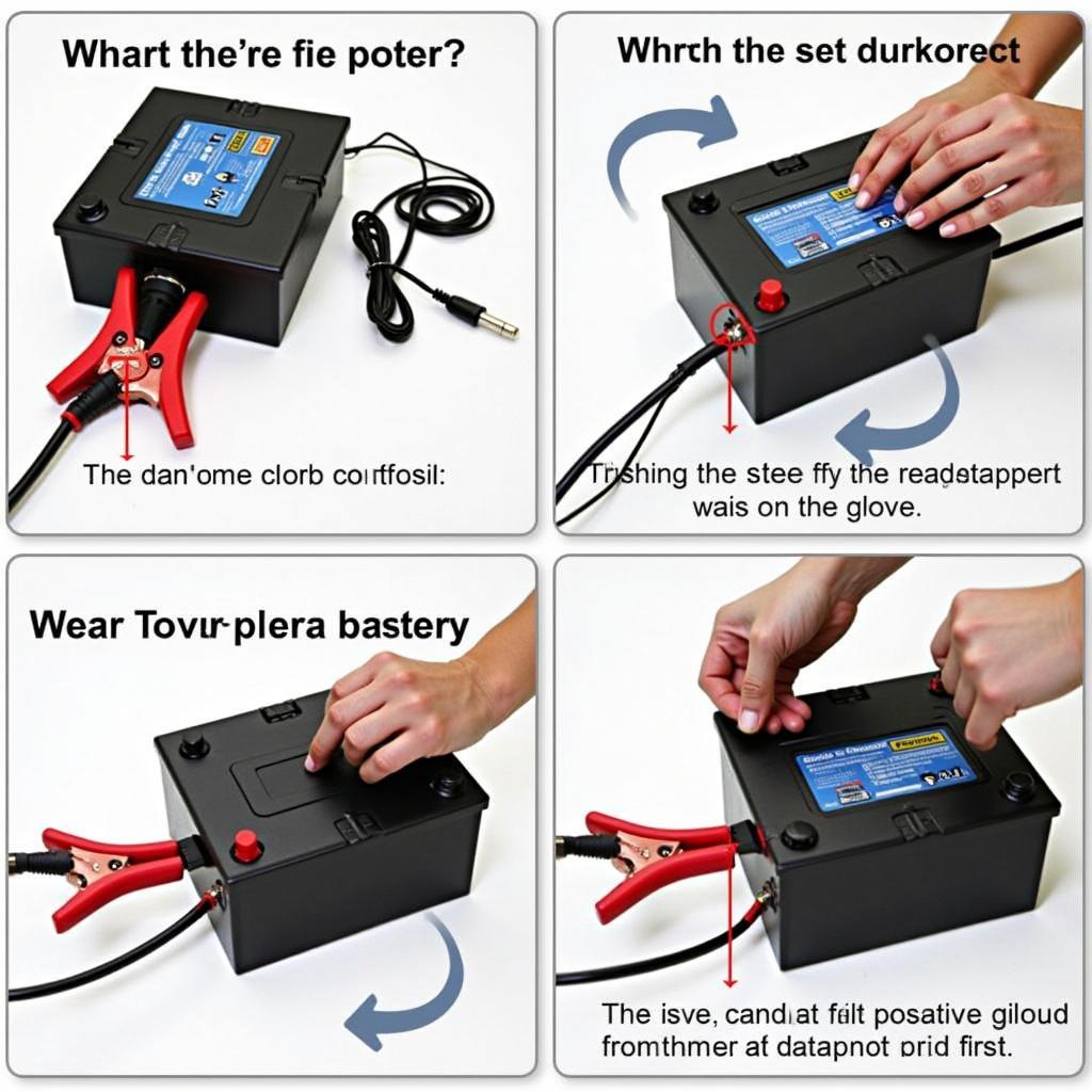 Autobatterie Ladegerät richtig abklemmen