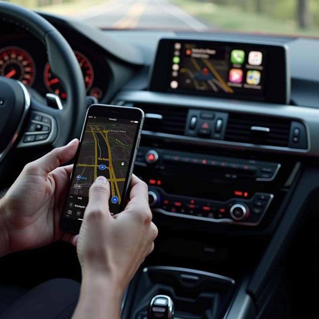 Smartphone Integration mit Apple CarPlay im BMW 1er