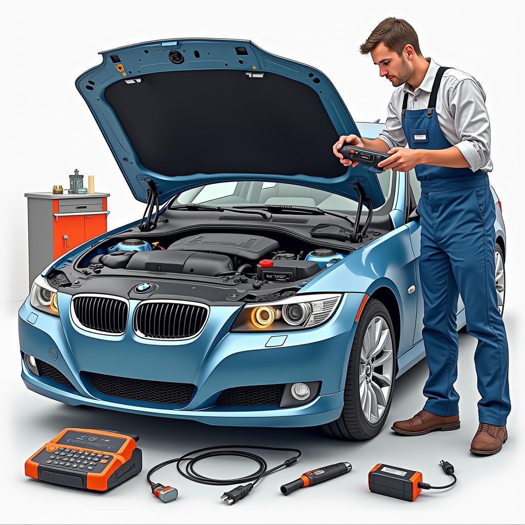 BMW 320d E91 Reparatur