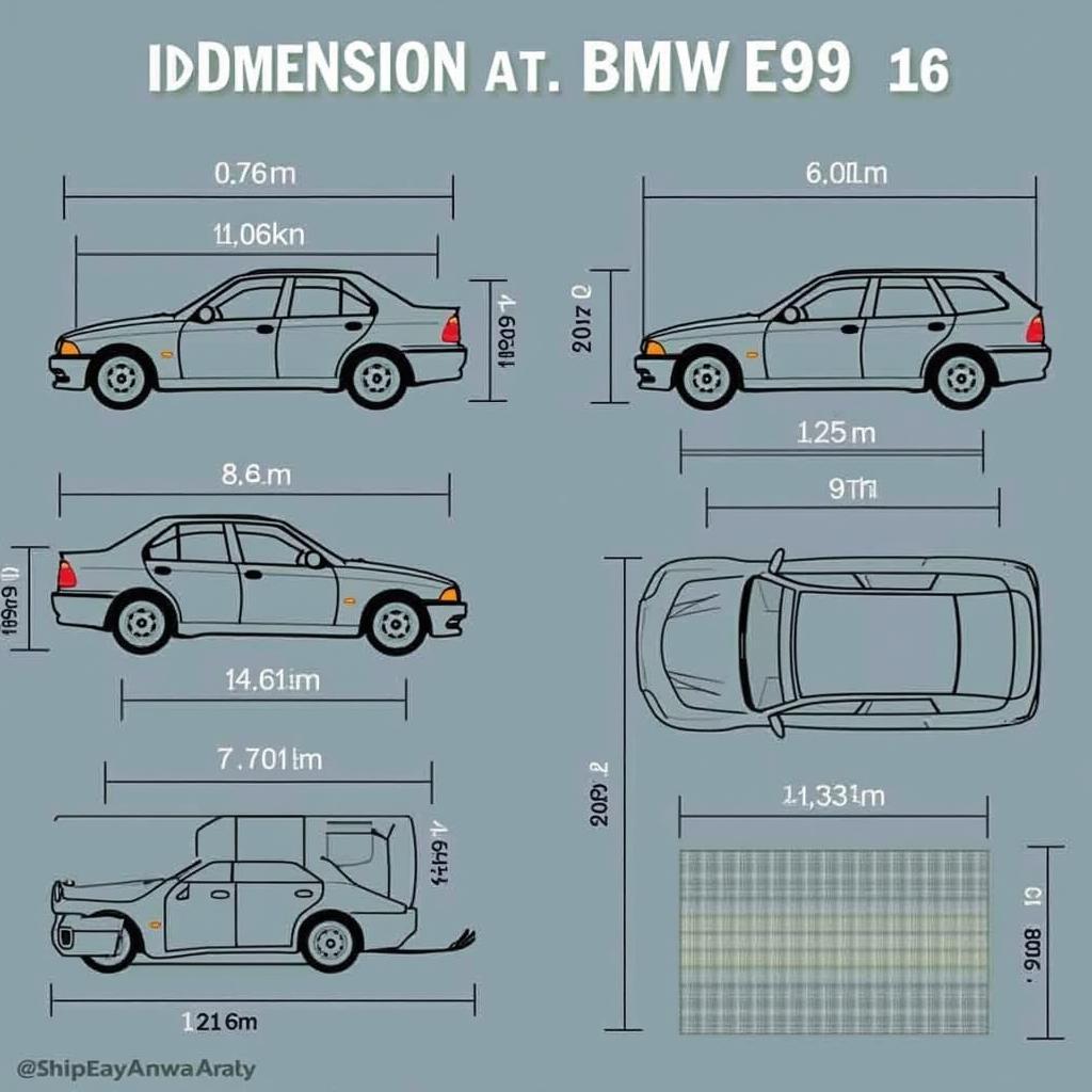 Abmessungen und Gewicht des BMW E39