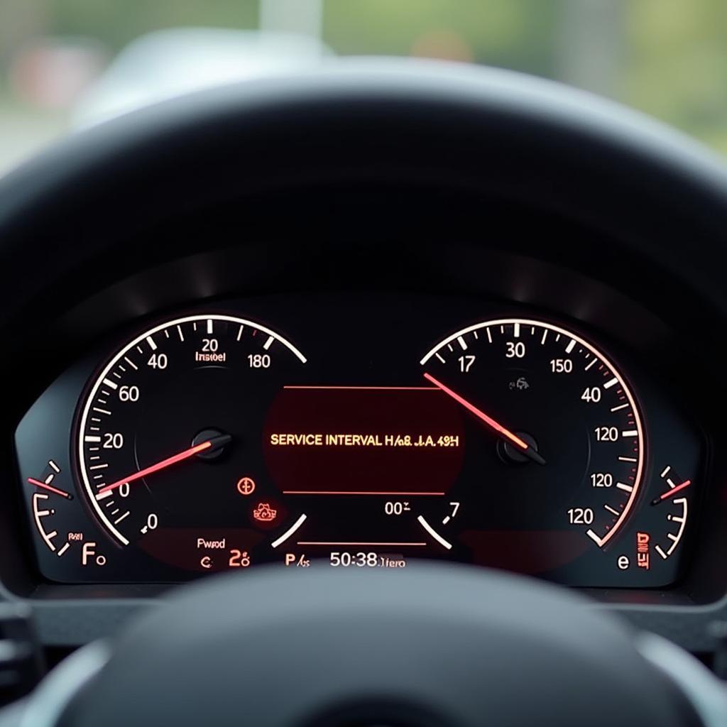 Fehler beim Zurücksetzen der Serviceanzeige im BMW X1