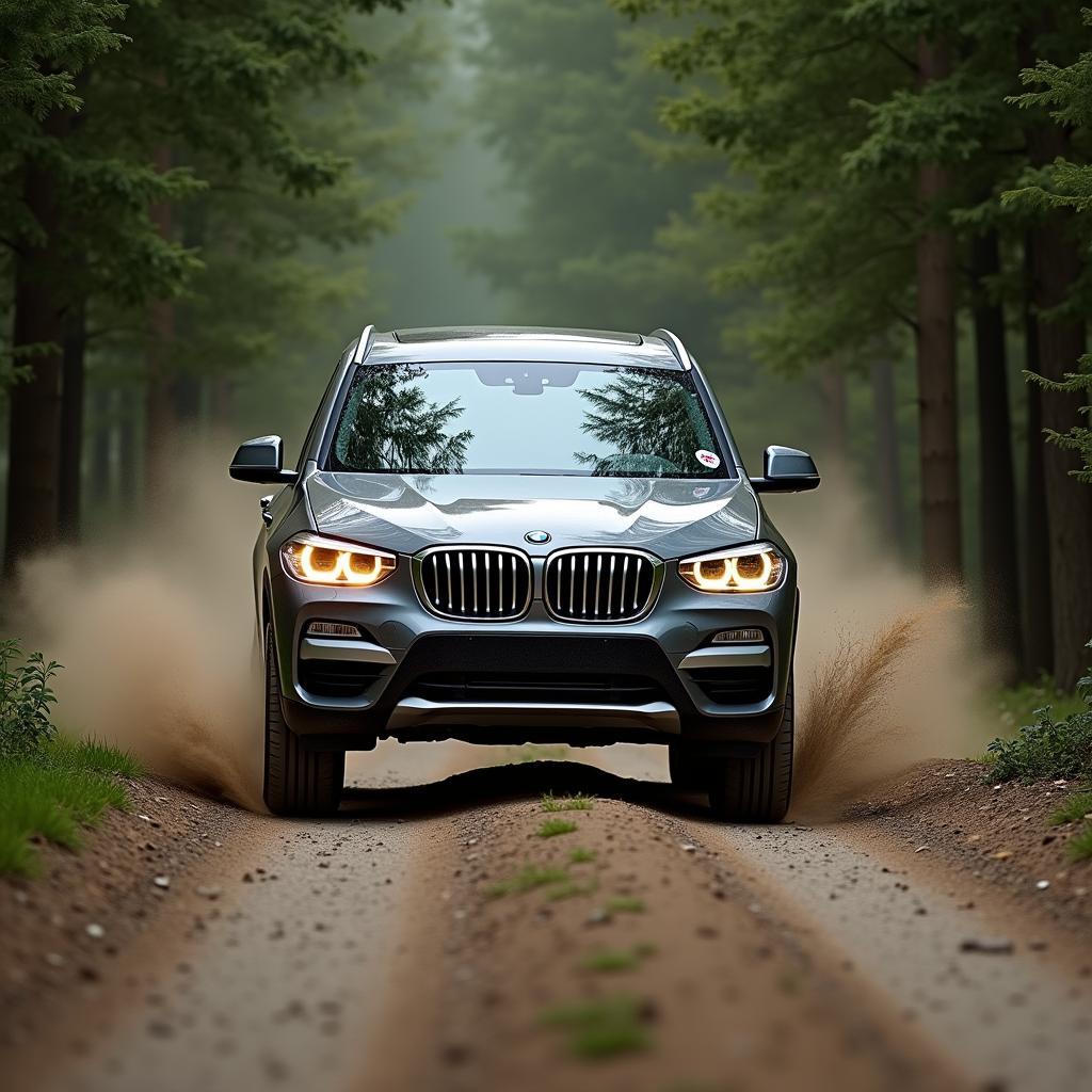 BMW X3 Offroad Fahren