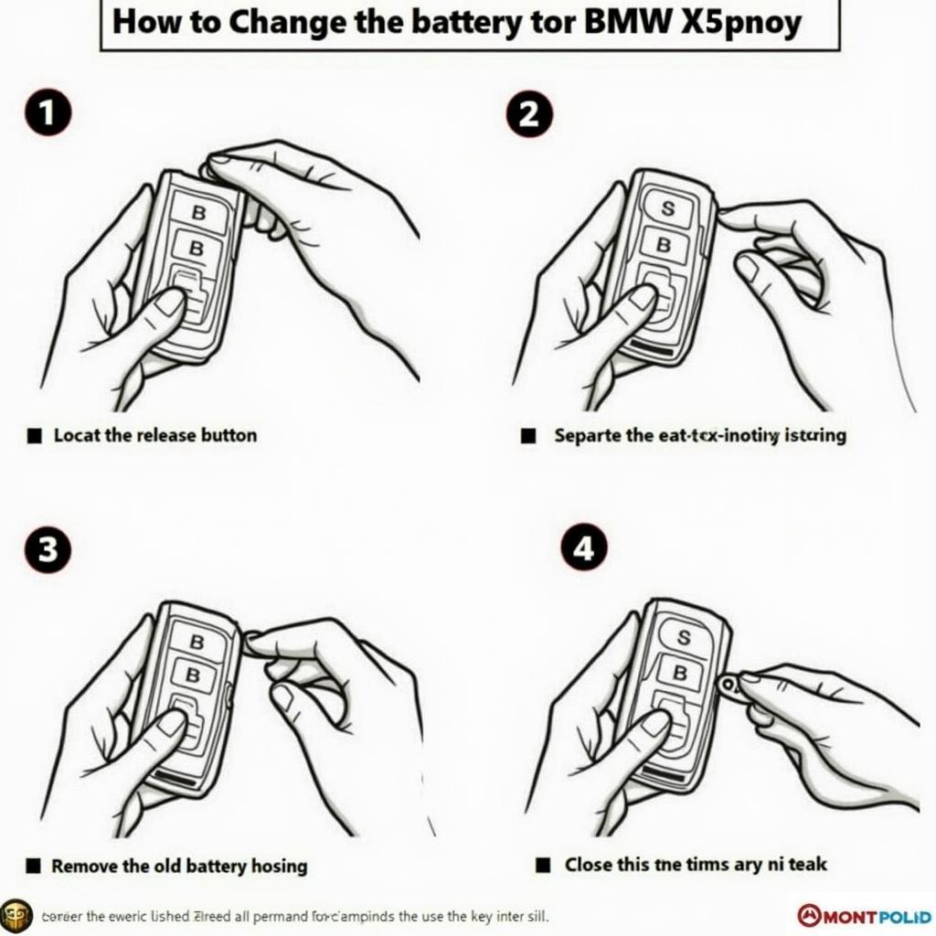 Anleitung zum Wechseln der BMW X5 Schlüsselbatterie