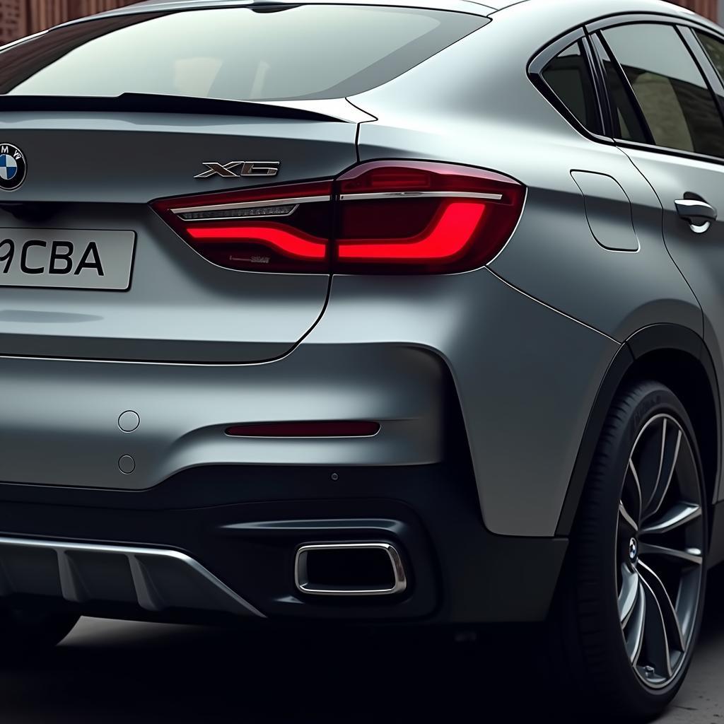 BMW X6 Heck: Design und Aerodynamik