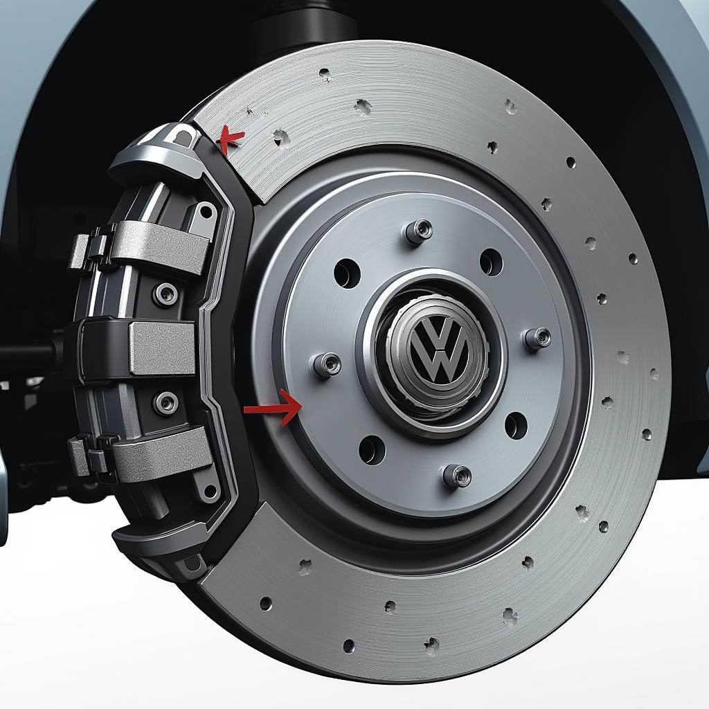 Funktion der Bremsscheiben am VW Golf 7