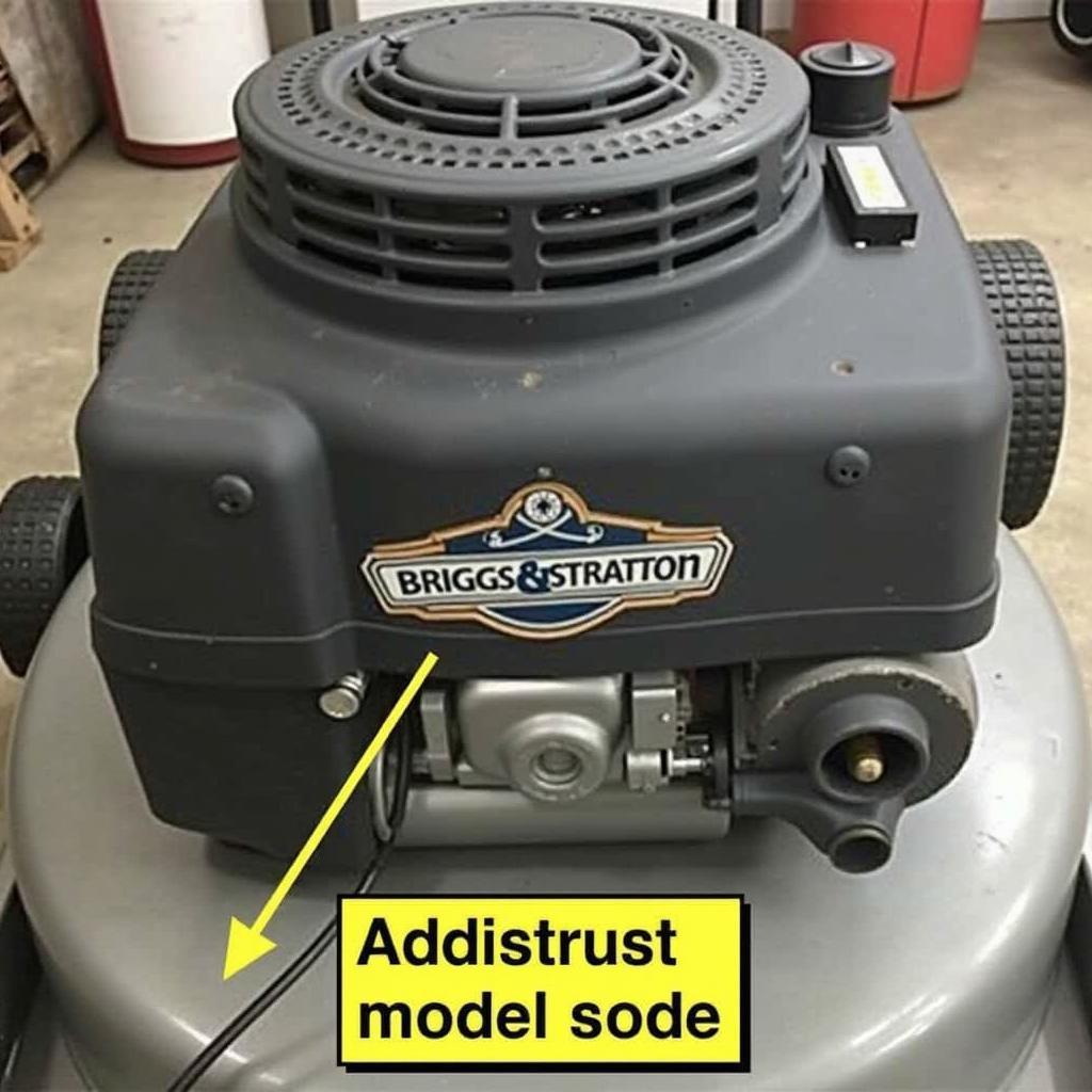 Finden der Modellnummer eines Briggs & Stratton 500 Series Motors