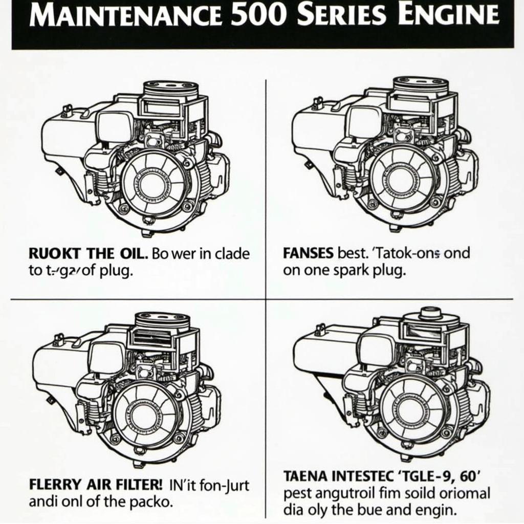 Wartung eines Briggs & Stratton 500 Series Motors