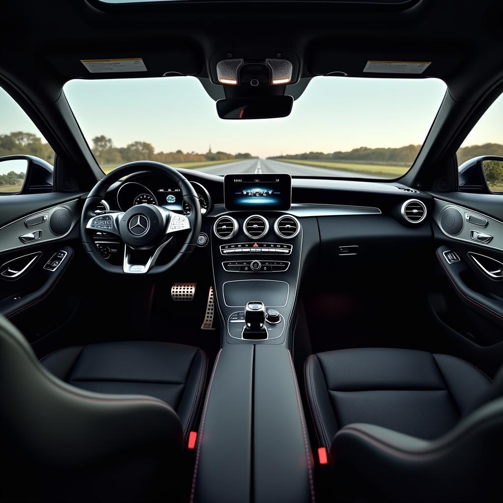 Das Cockpit des C 63 S