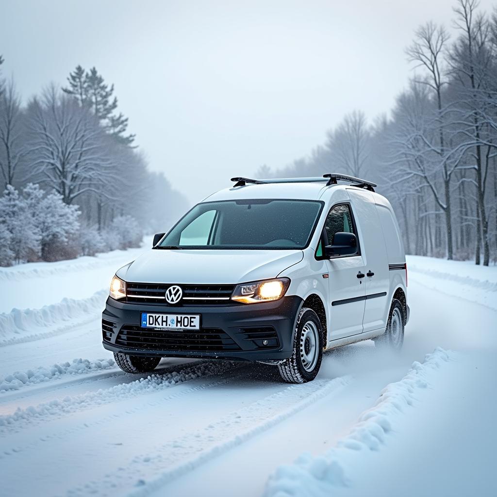 Caddy 4 Motion im Schnee