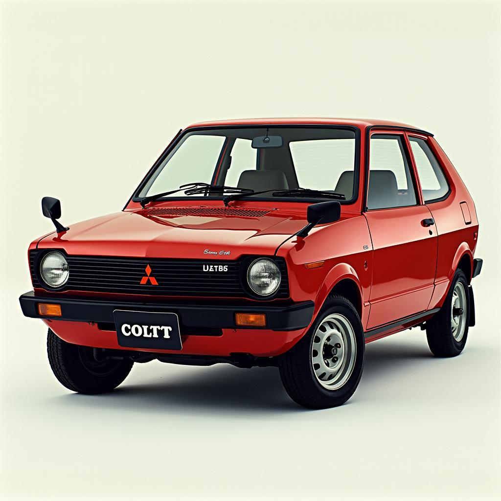 Colt Mitsubishi 1980: Sportliches Design und kompakte Abmessungen