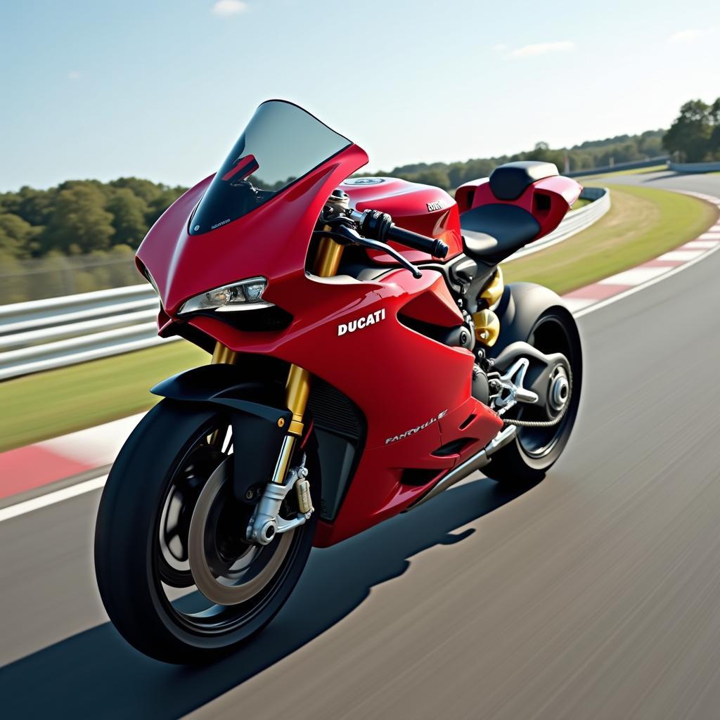 Ducati 1098R Leistung auf der Rennstrecke