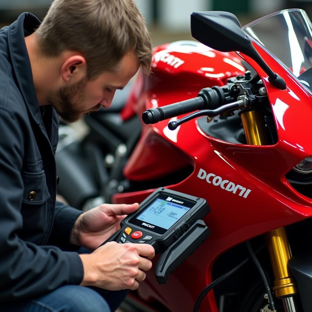 Ducati 1098R Wartung und Diagnose