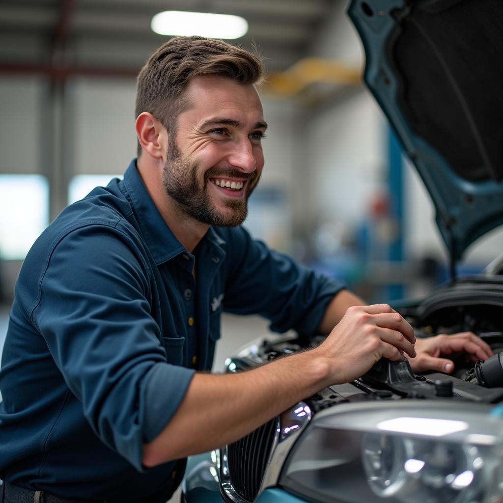 Erfolgreiche Autoreparatur