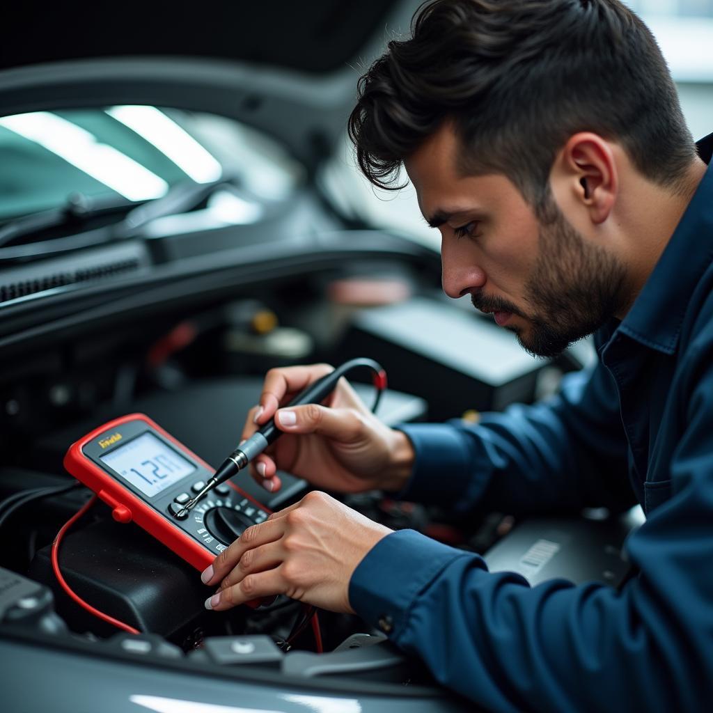 Diagnose von "Eschihe" in der Autoreparatur