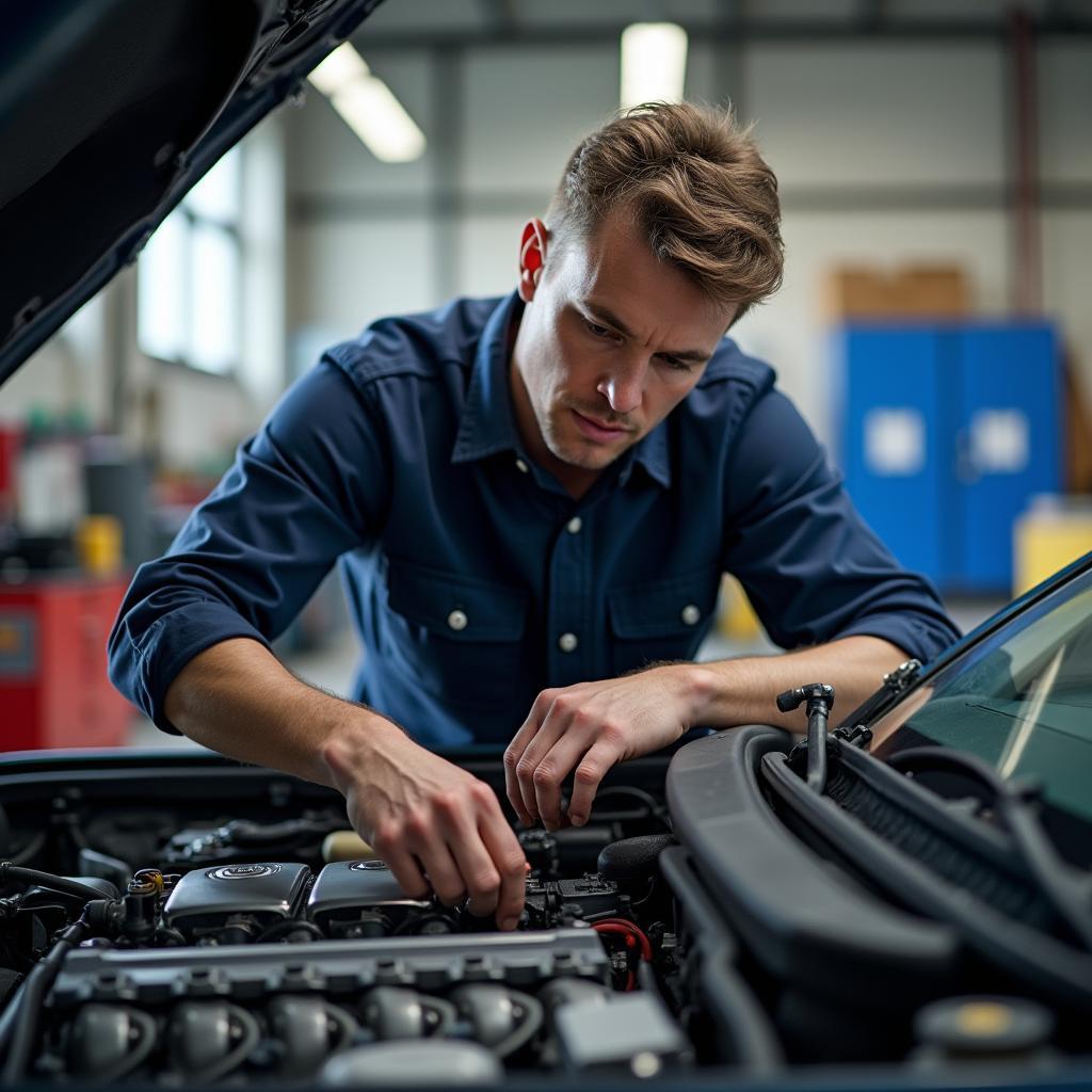 Fahrtechnischer Abschluss in der Werkstatt