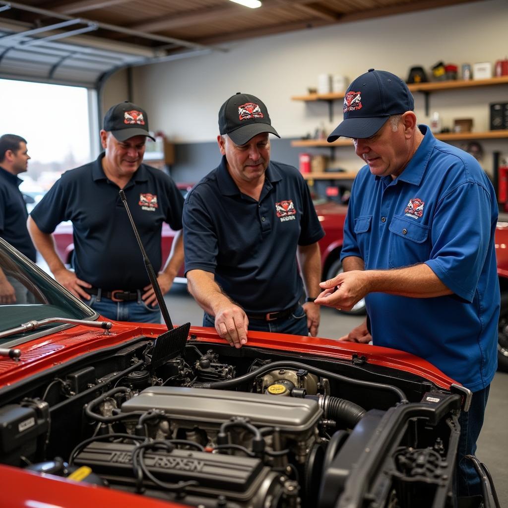 Werkstatt-Treffen im First Mustang Club Germany