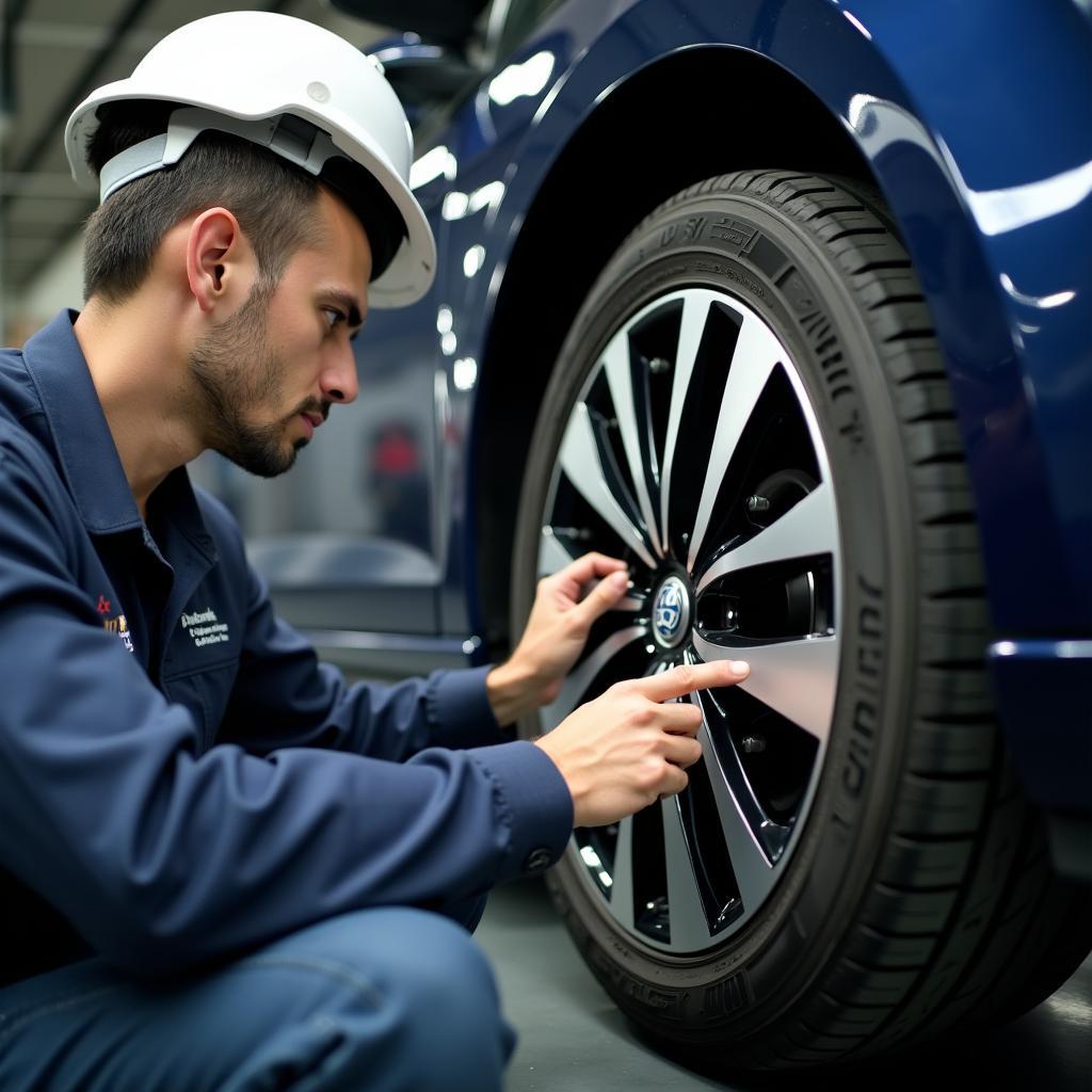 TÜV-Abnahme von 19 Zoll Felgen am Golf 7