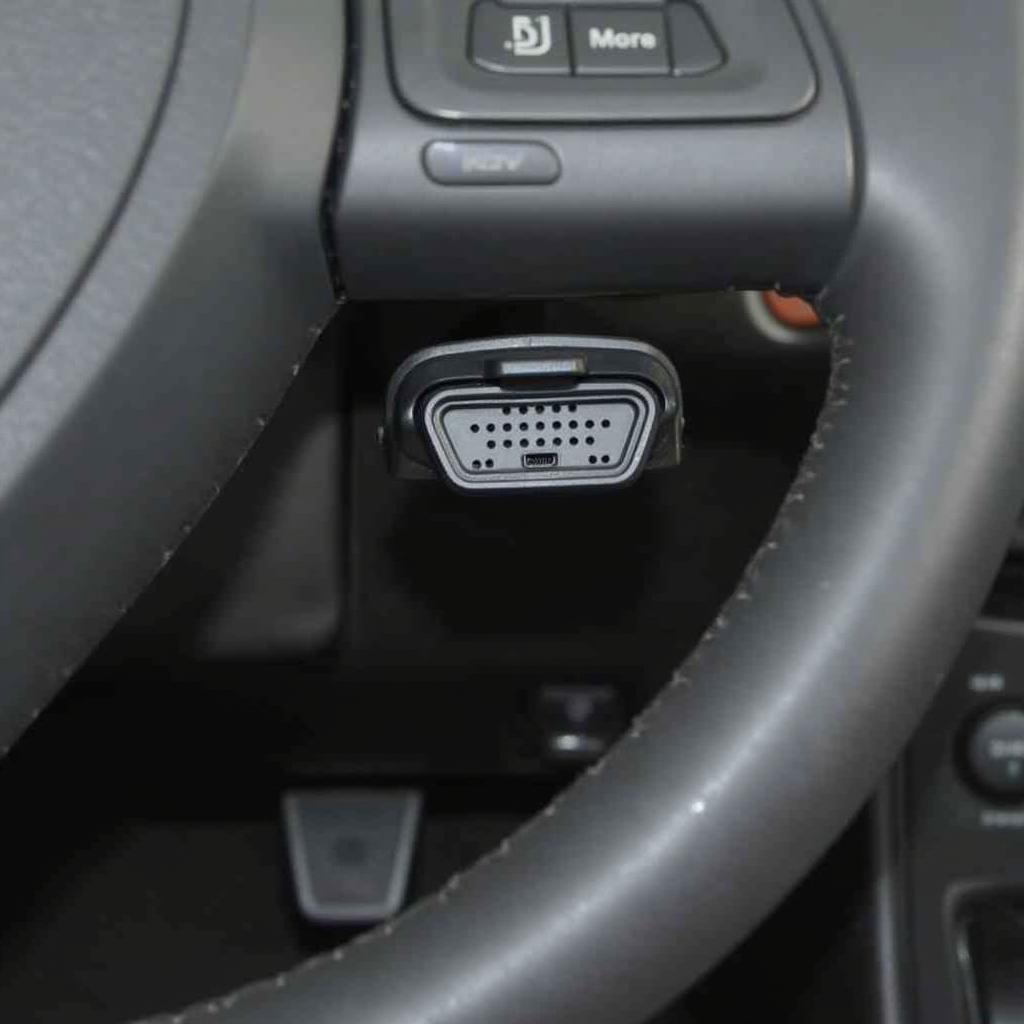 Golf 7 OBD Stecker Position