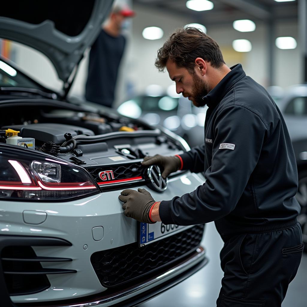 Golf 8 GTI 2023 Reparatur