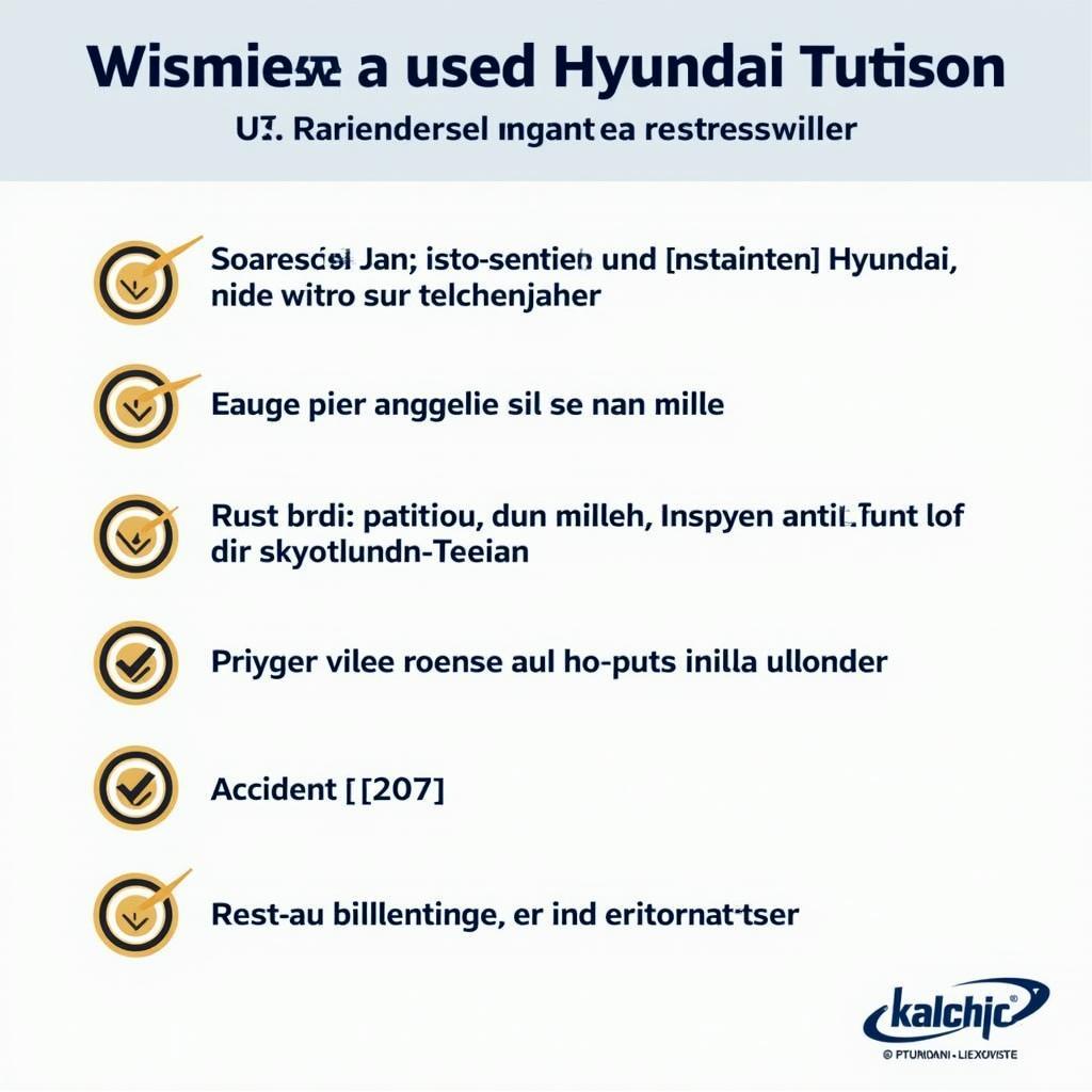 Checkliste für den Kauf eines gebrauchten Hyundai Tucson