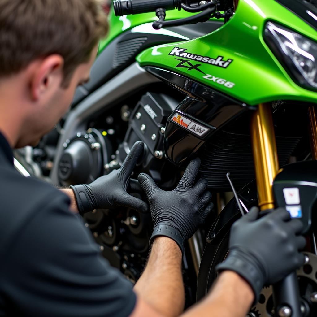 Tuning für höhere Höchstgeschwindigkeit der Kawasaki ZX6R