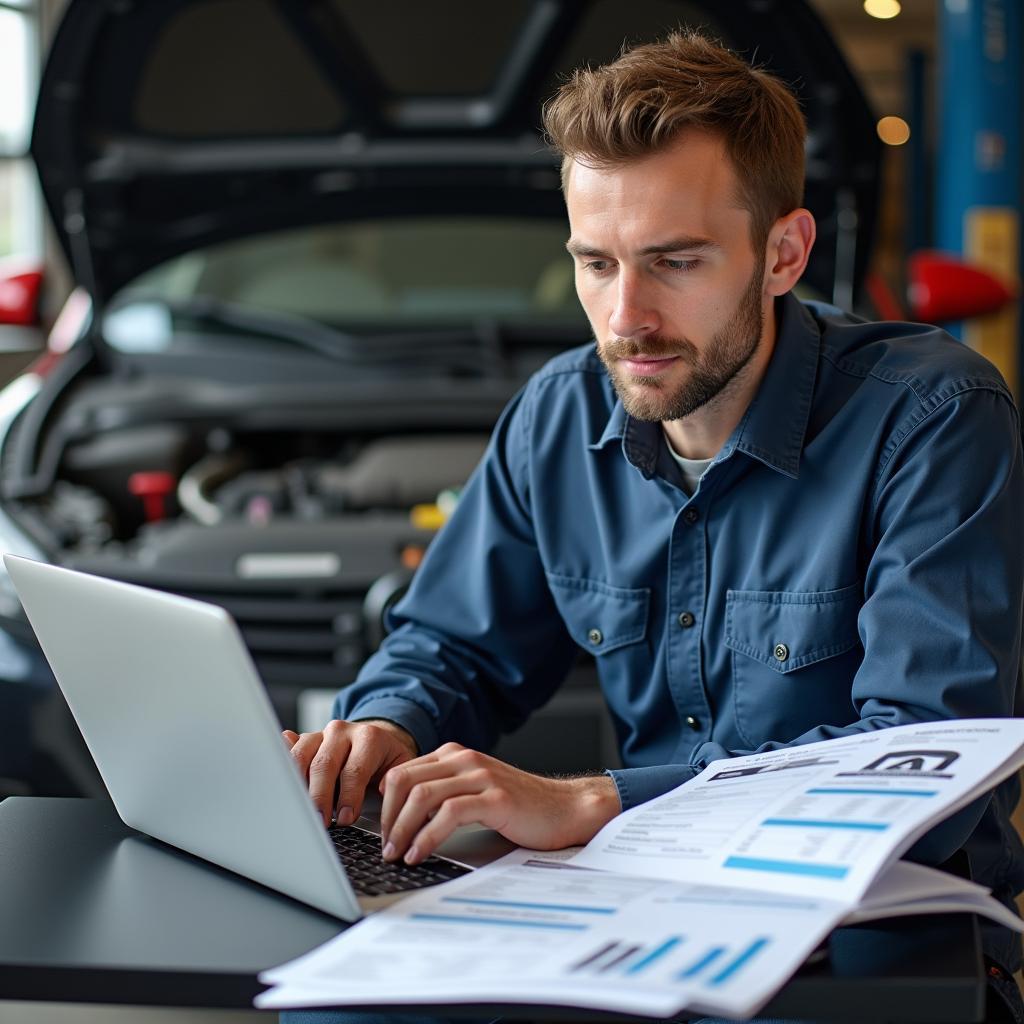 Konto Management für Automechaniker