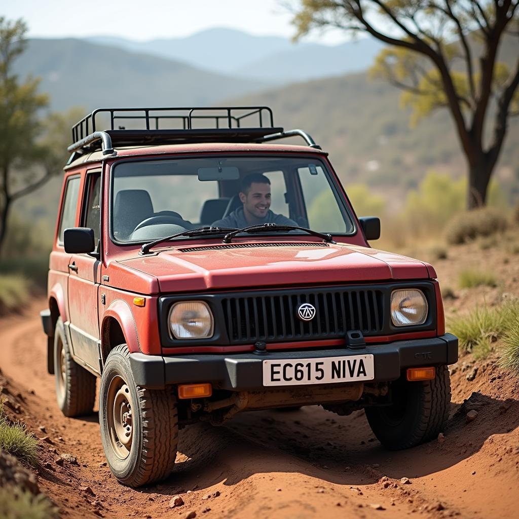 Probefahrt mit dem Lada Niva