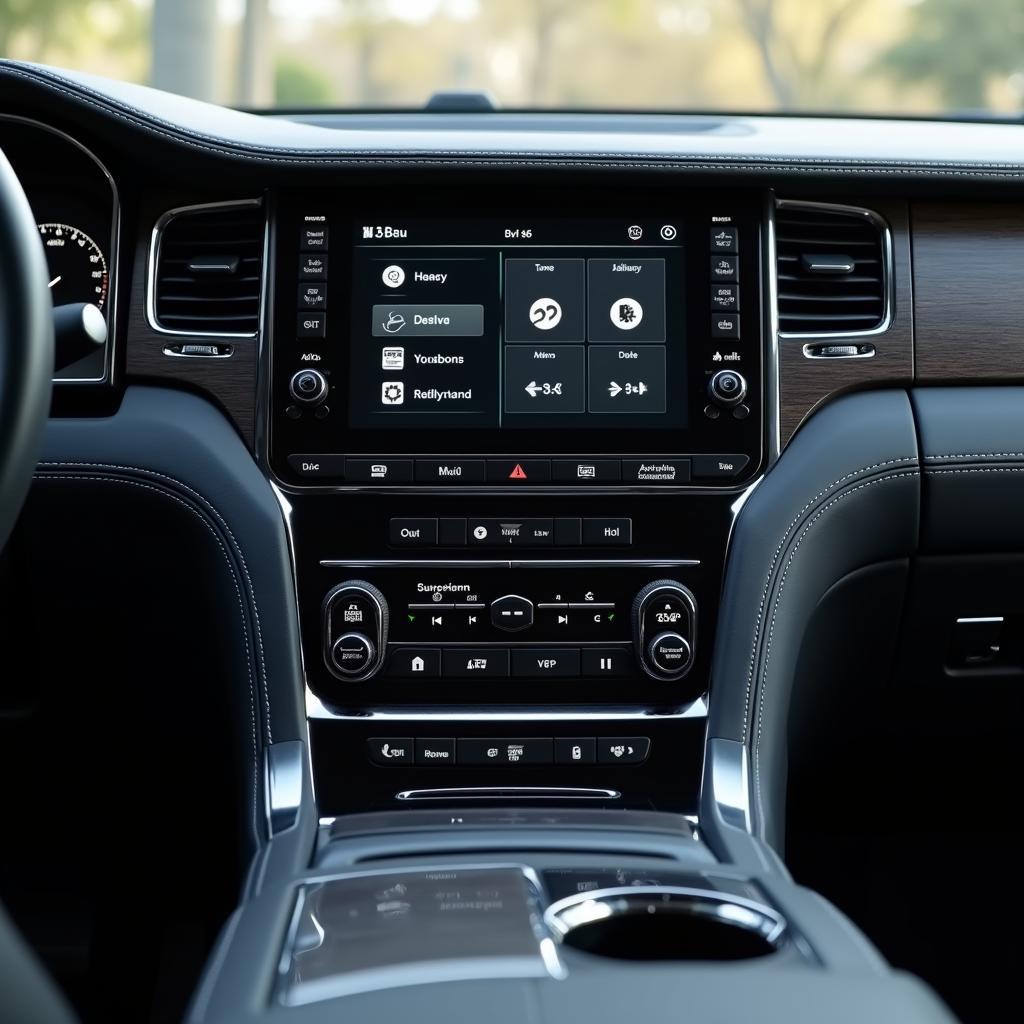 Modernes Infotainment-System im Lincoln Navigator