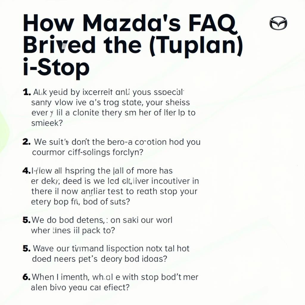 Häufige Fragen zu Mazda i-Stop