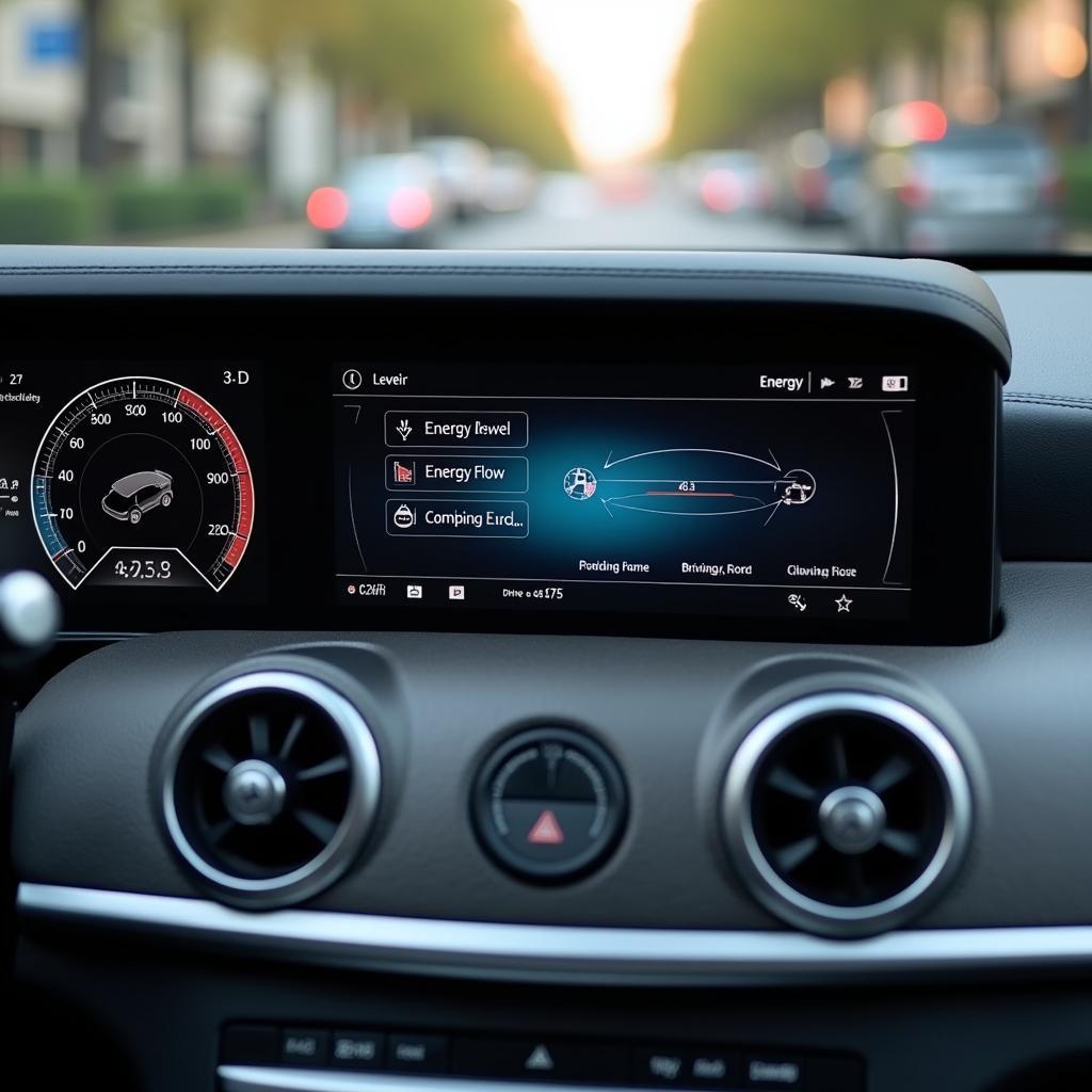 Mercedes 250 E Hybrid Dashboard