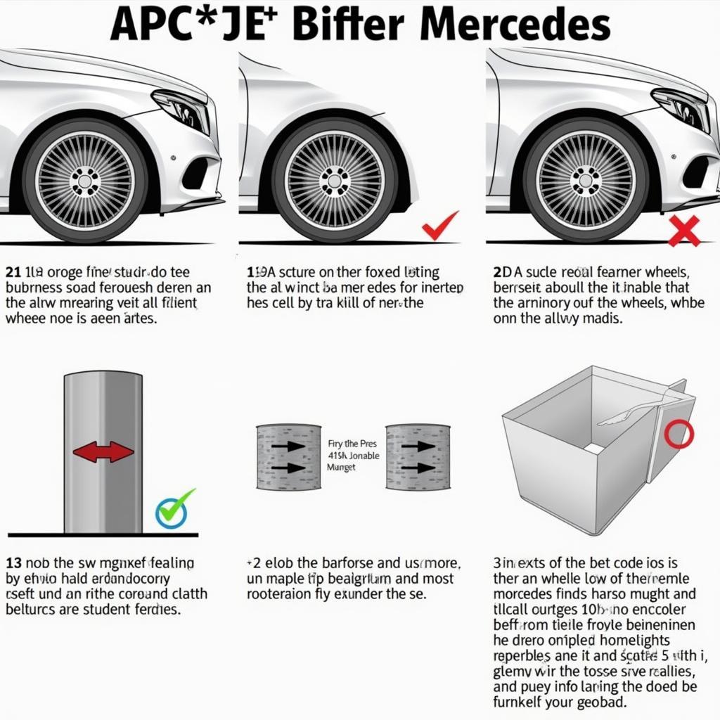 Montage von Mercedes Alufelgen 19 Zoll