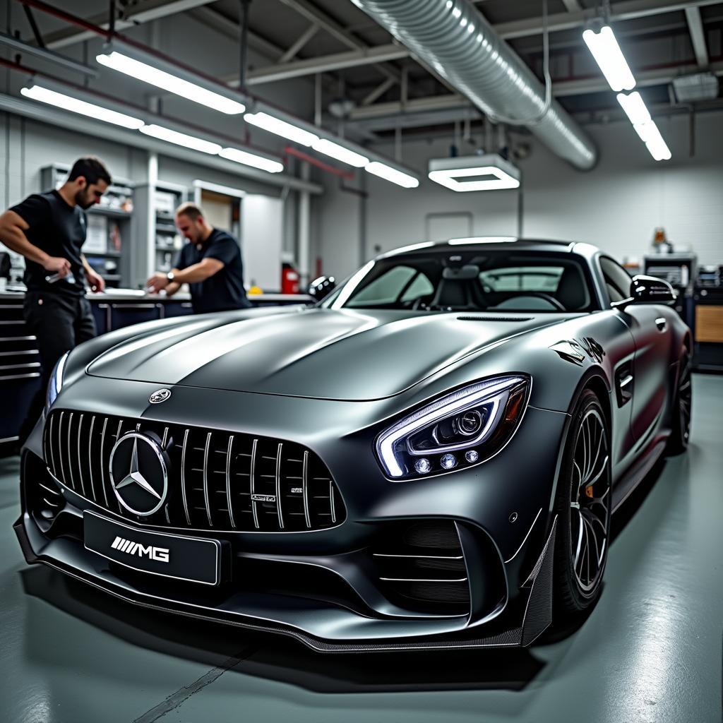 Mercedes-AMG GTR Service Werkstatt