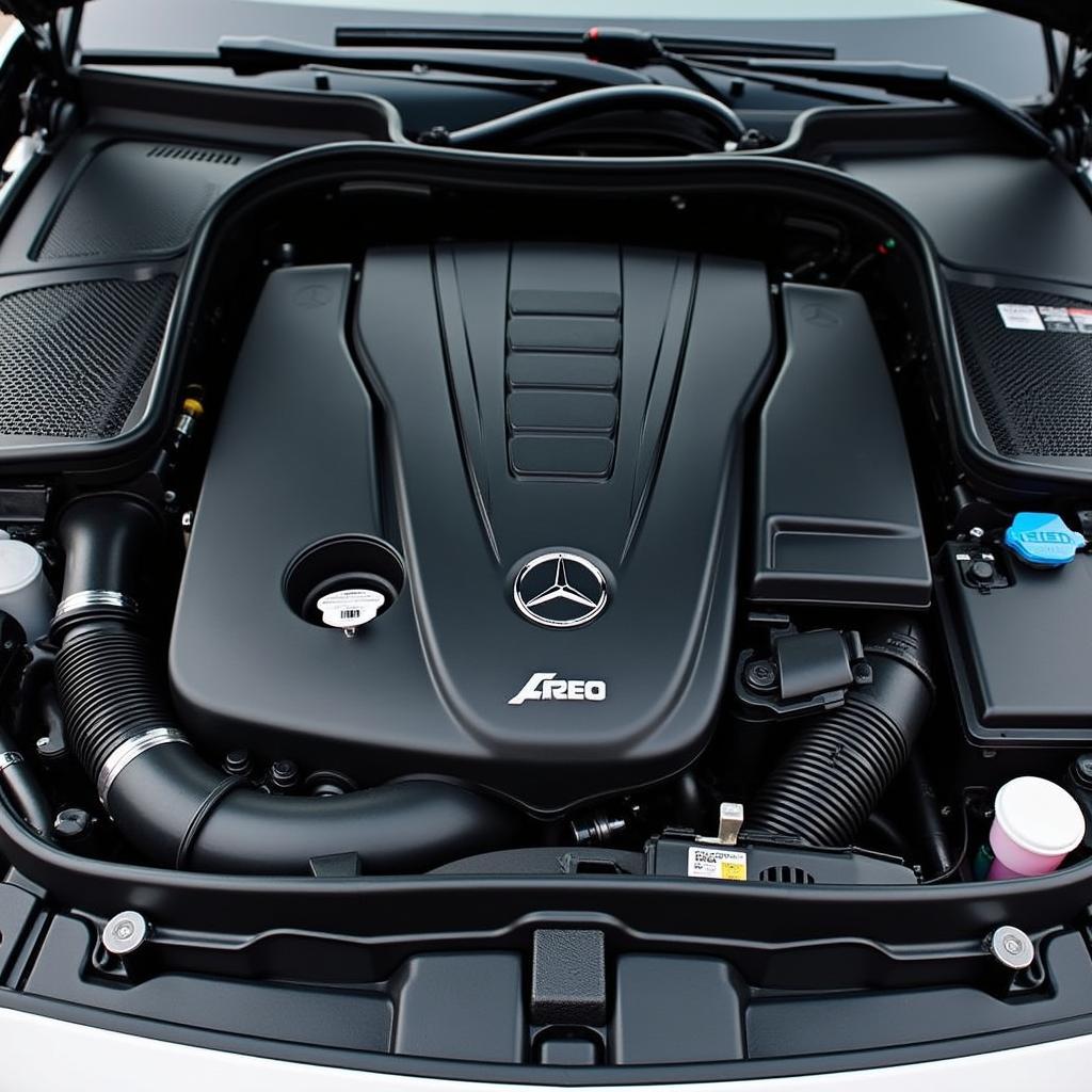 Mercedes-Benz CLA 250 4MATIC Motorraum