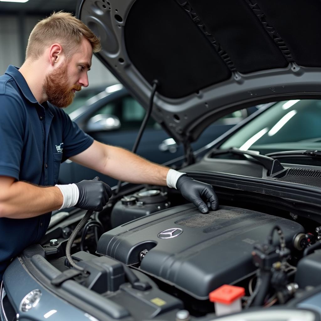 Mercedes W203 220 CDI Reparatur