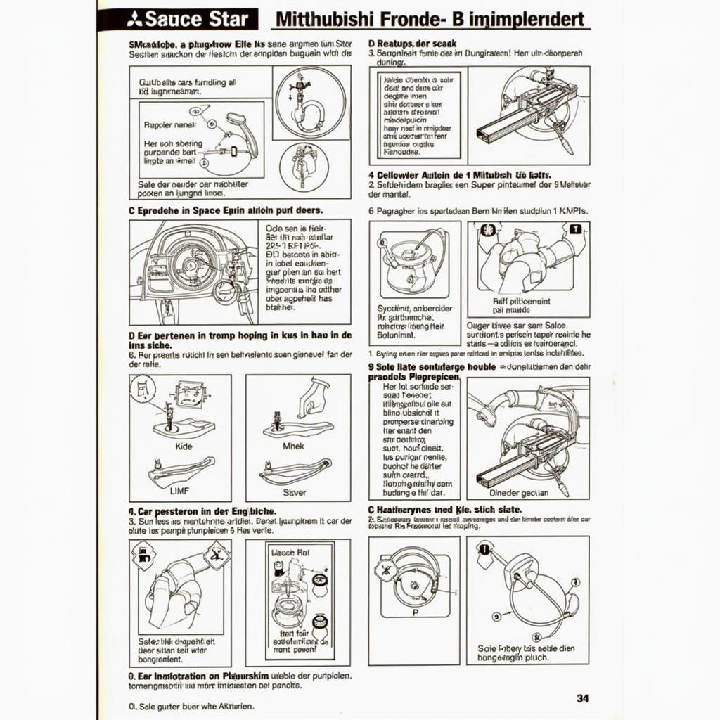 Mitsubishi Space Star Reparaturhandbuch auf Deutsch