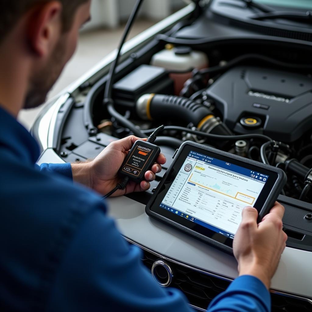 Moderne Fahrzeugdiagnose mit OBD-II-Interface