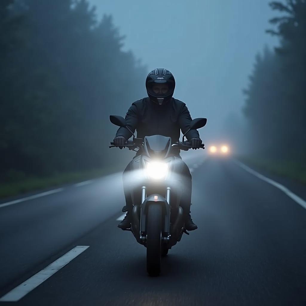 Motorrad LED Nebelscheinwerfer für mehr Sicherheit