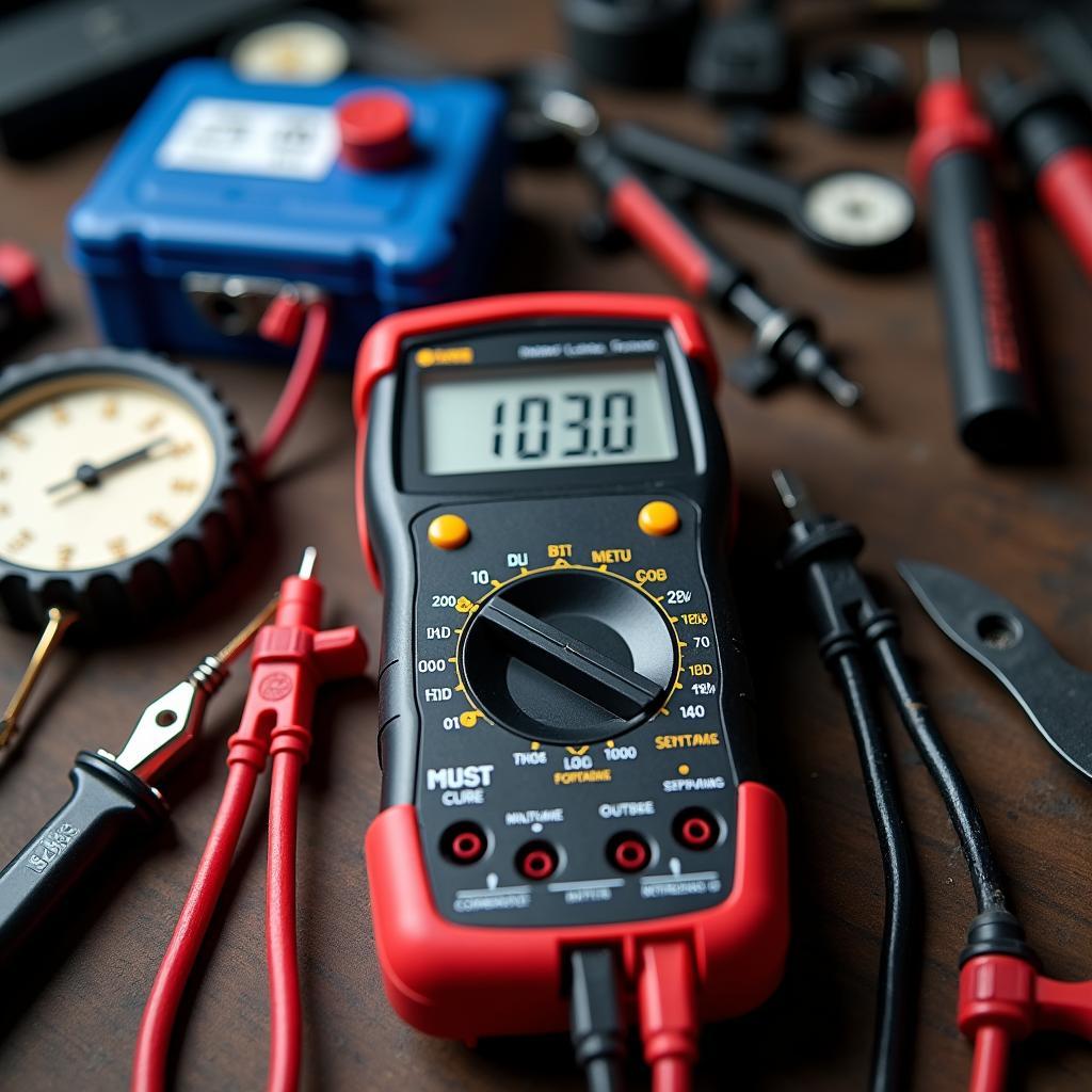 Multimeter für die Wattmessung im Auto: Präzise Messungen für eine effiziente Fehlerdiagnose.