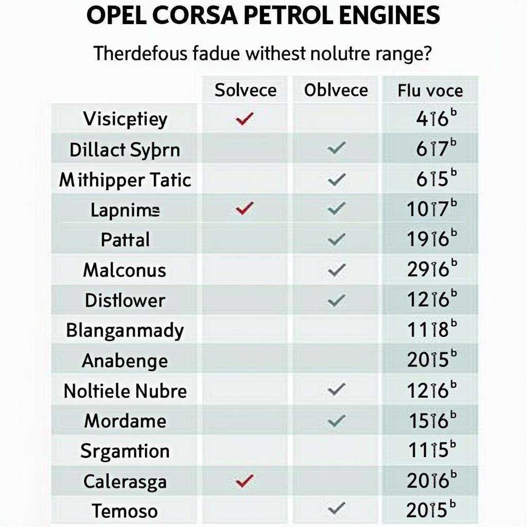 Motoröl-Viskosität für Opel Corsa Benziner